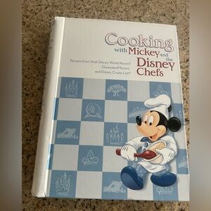 Disney Cooking with Mickey and the Disney Chefs - Light Blue & White
